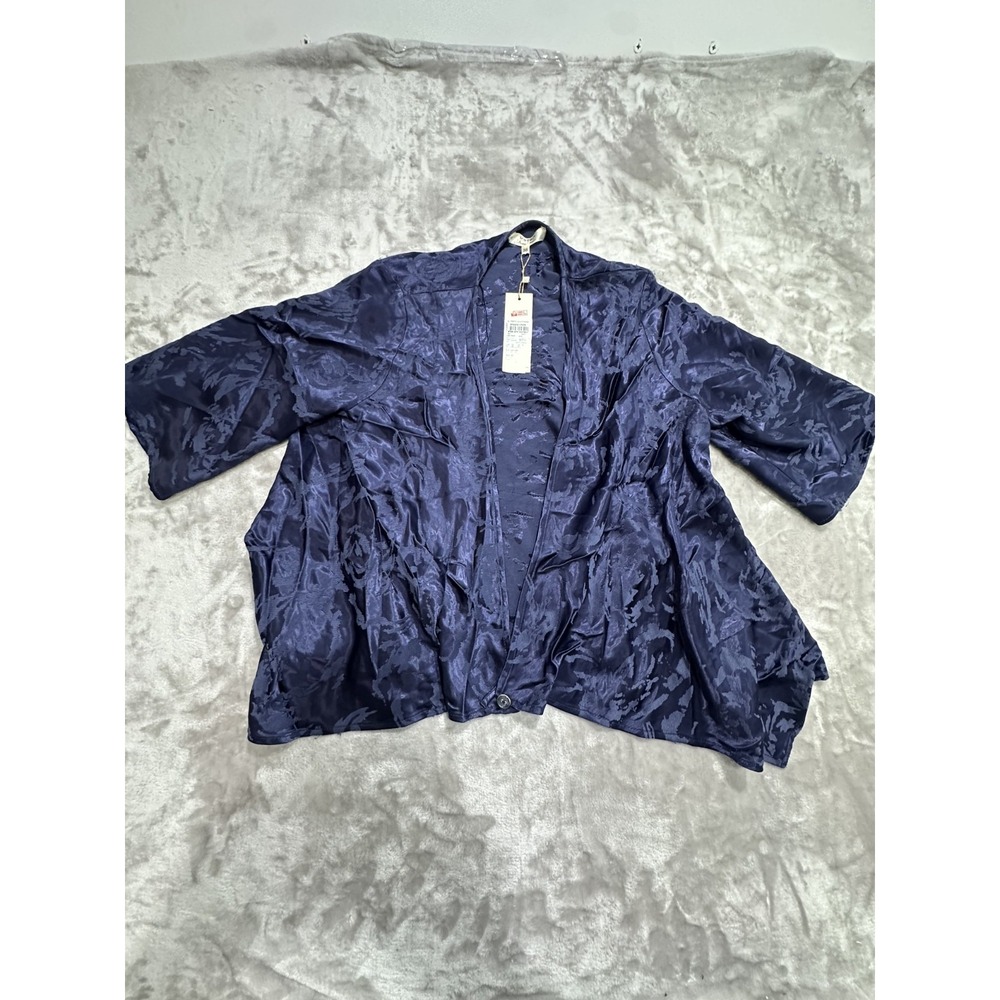 Koton Party‎ Wear Open Top Women's Size 38 Purple 1/2 Sleeve Brand New With Tags